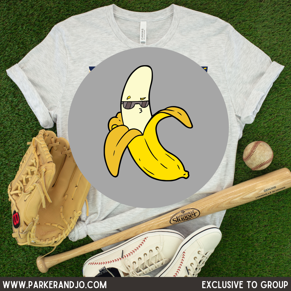 Exclusive to Group - Bananas Baseball boy font png