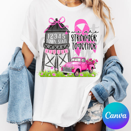 Breast Cancer Awareness Small Town Template
