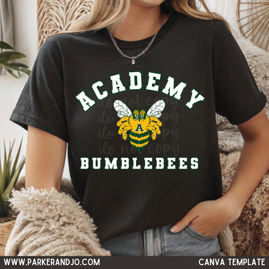 Varsity Mascot Generic Canva Template