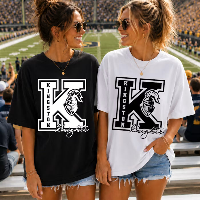 Varsity Mascot Initial Editable Template | *Blank Mockup Included