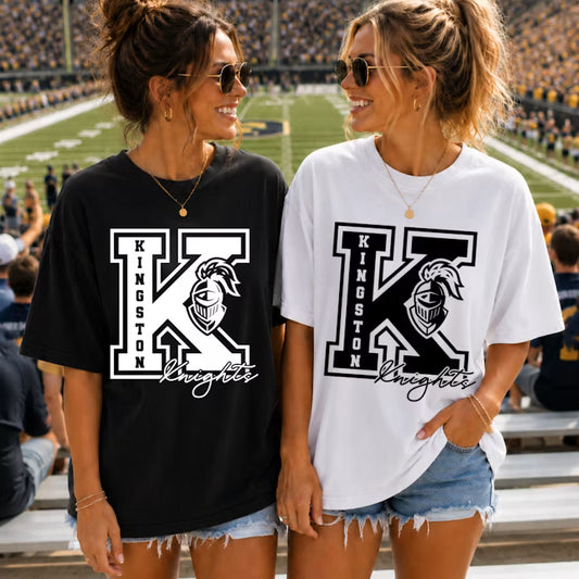Varsity Mascot Initial Editable Template | *Blank Mockup Included