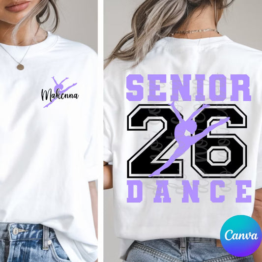 Senior Dance Canva Template
