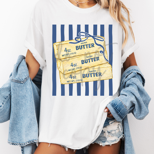 Parker & Jo™ Design Co. | Salted butter bold stripes bow png