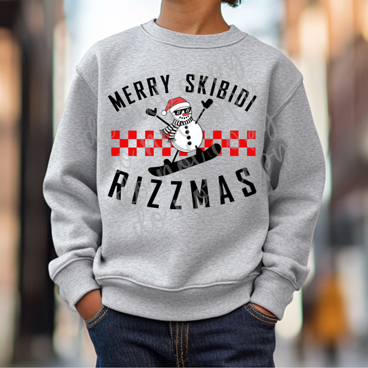 Merry Skibidi Rizzmass PNG