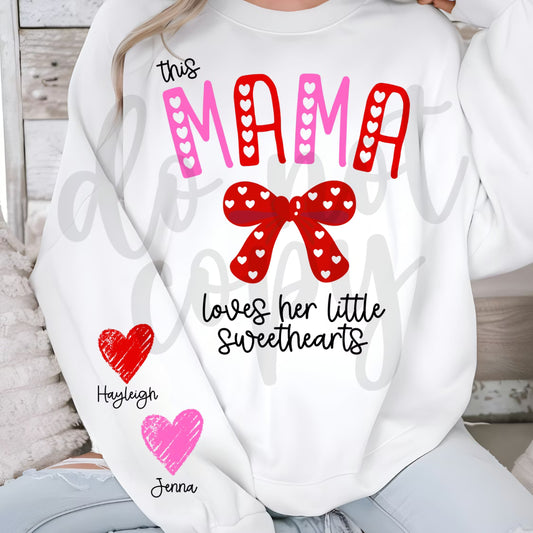 This ____ Loves Her Little Sweethearts Editable Canva Template