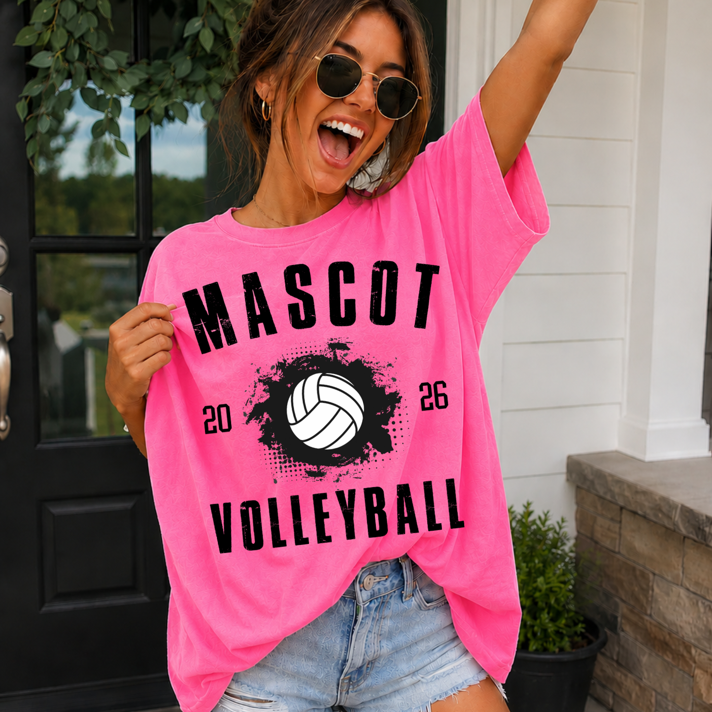 VOLLEYBALL SPLASH EDITABLE TEMPLATE