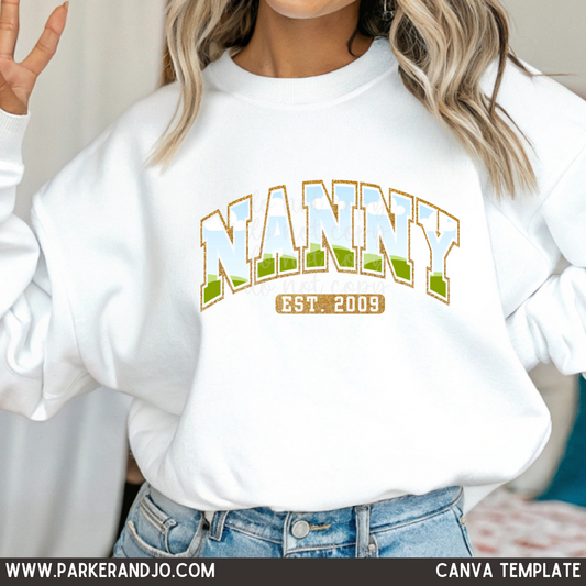 Nanny Custom Photo Canva Template