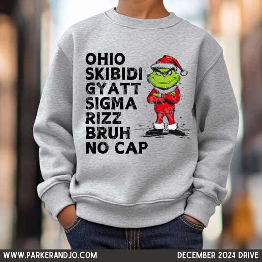 Ohio Skibidi Gyatt Sigma Rizz Bruh No Cap PNG