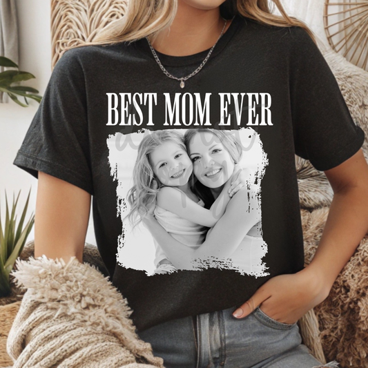 BEST MOM EVER PHOTO EDITABLE CANVA TEMPLATE