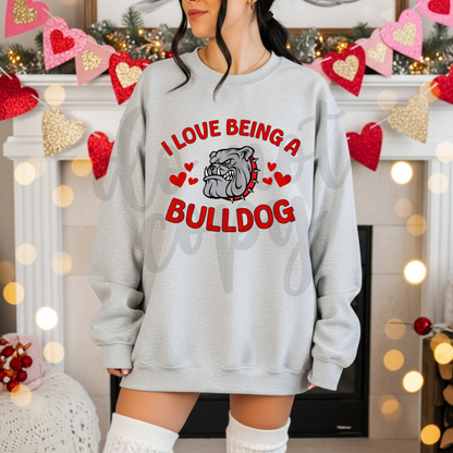 I Love Being a Mascot Editable Canva Template (includes pink & red)