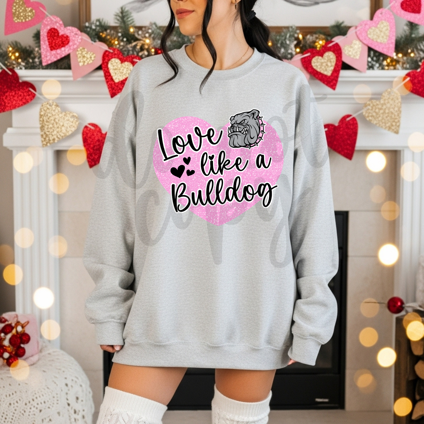 Love Like a Mascot Editable Canva Template