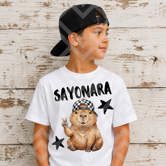 SAYONARA CAPYBARA - BOY VERSION PNG