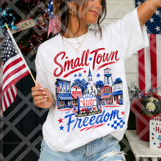 SMALL TOWN FREEDOM EDITABLE TEMPLATE