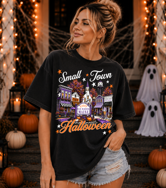 Small Town Halloween editable template | *blank mockup included