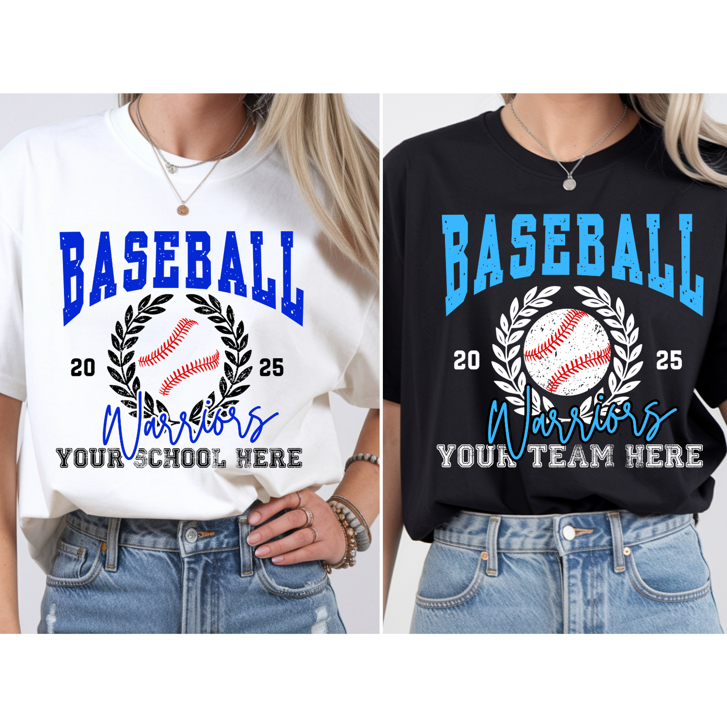 Baseball Wreath Editable Canva Template