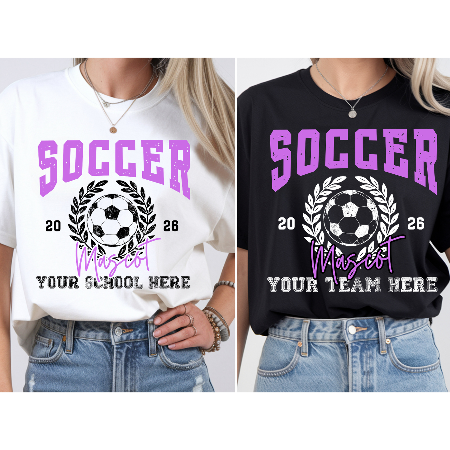 Soccer Wreath Editable Template