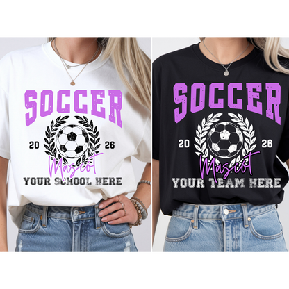 Soccer Wreath Editable Template
