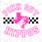 Pink Out Hippos PNG