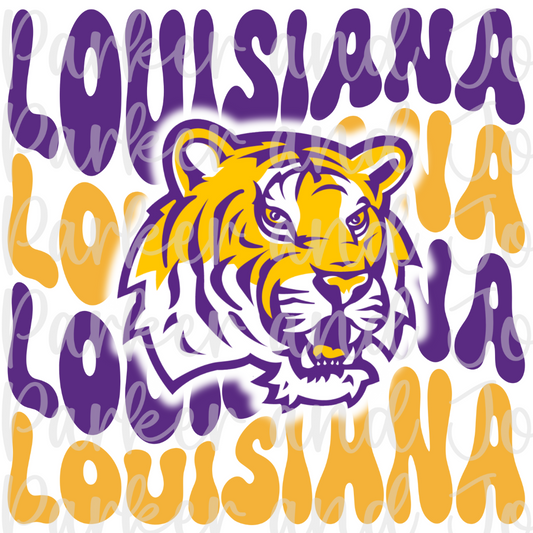 LSU Louisiana State University Tigers PNG File