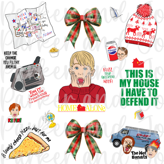 Home Alone Bows PNG