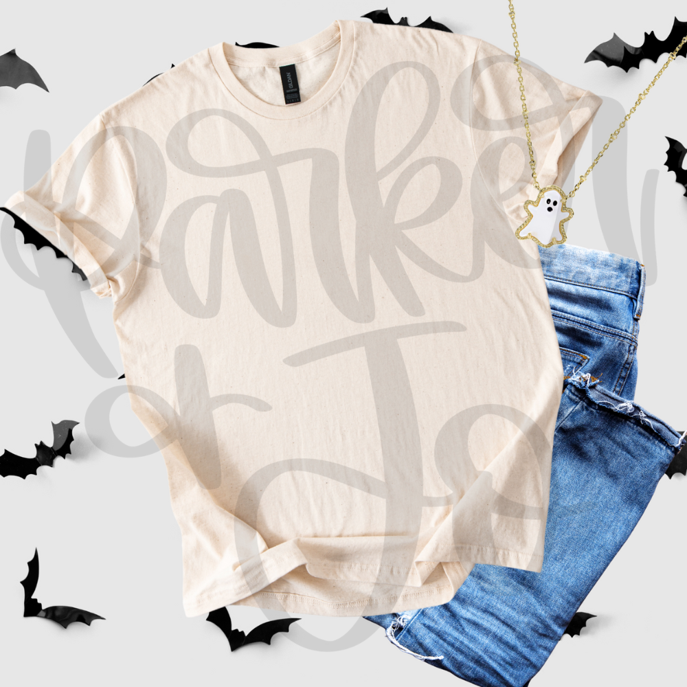 Gildan Natural Halloween Mockup