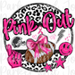 Pink Out Breast Cancer Awareness Trendy Coquette Bow Football PNG File