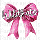 Wildkats Pink Bow PNG File