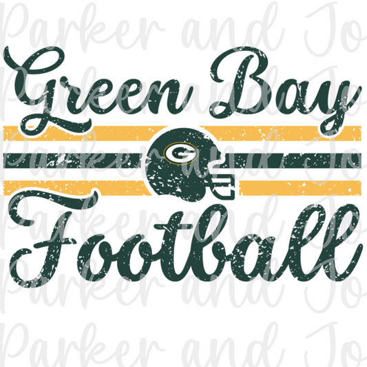 Green Bay Packers Football Vintage PNG File