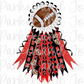 CUSTOM Homecoming Mum Red/Black