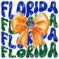 Florida Gators Trendy Coquette Bow Football PNG File