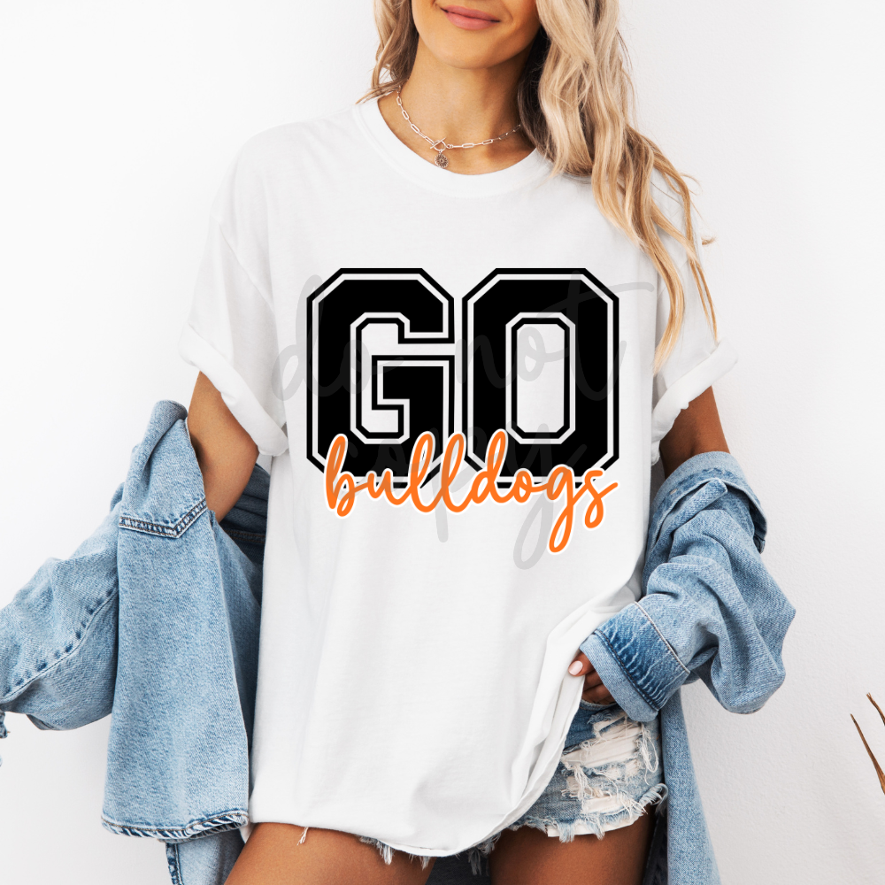 GO mascot editable canva template