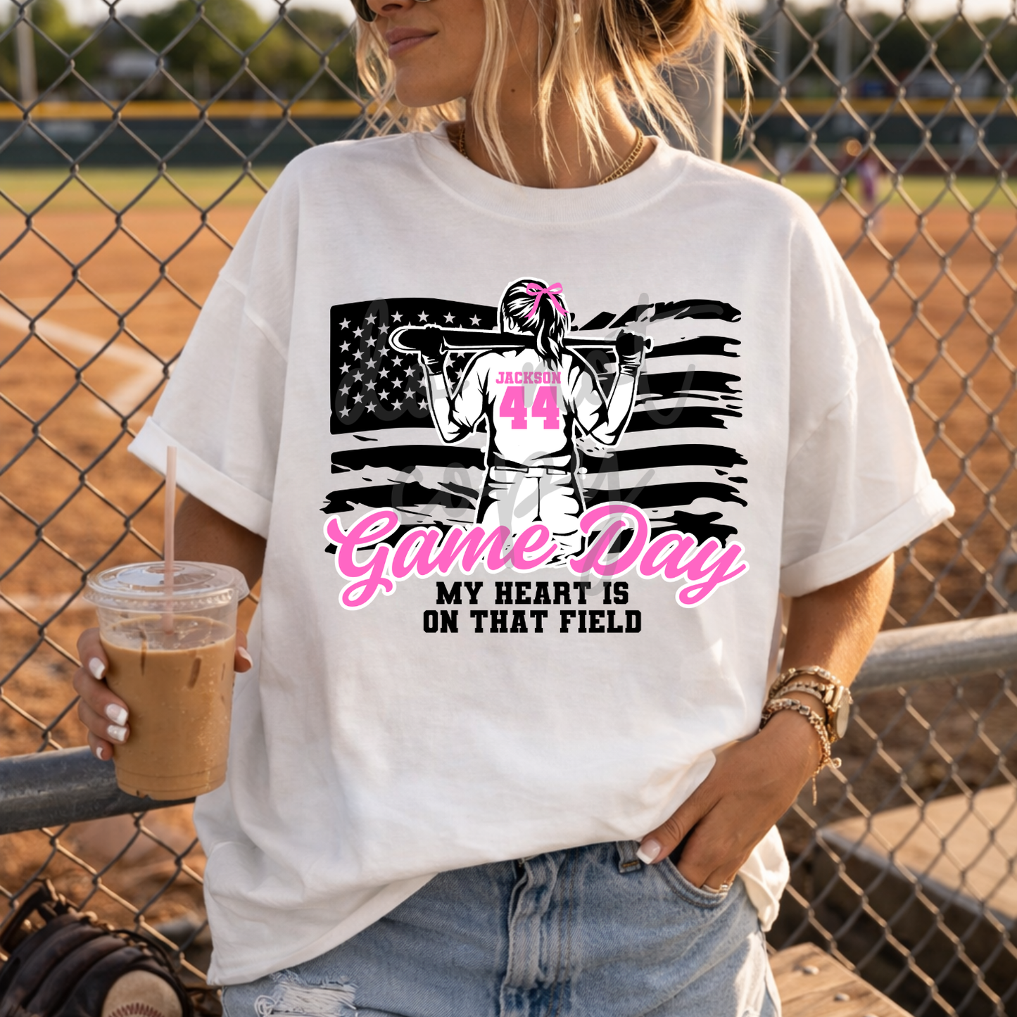 Baseball and Softball Gameday Flag Editable Template