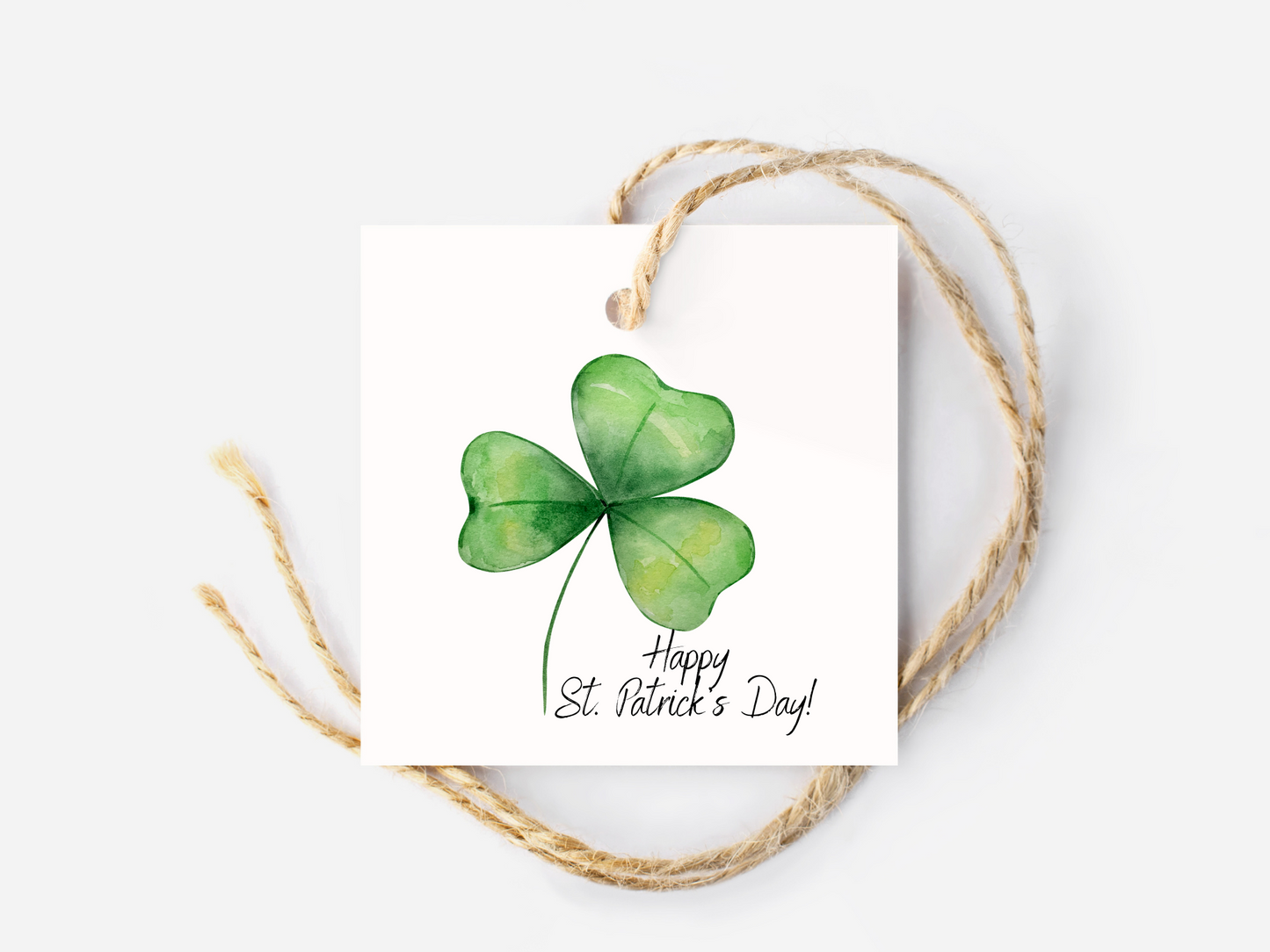 St. Patrick's Day Printable 2.5 inch Tags | Instant Download PDF File