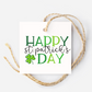 Happy St. Patrick's Day Printable 2.5 inch Tags | Instant Download PDF File
