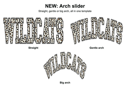 Brown Leopard Print Varsity Template | Parker & Jo™ Template Studio