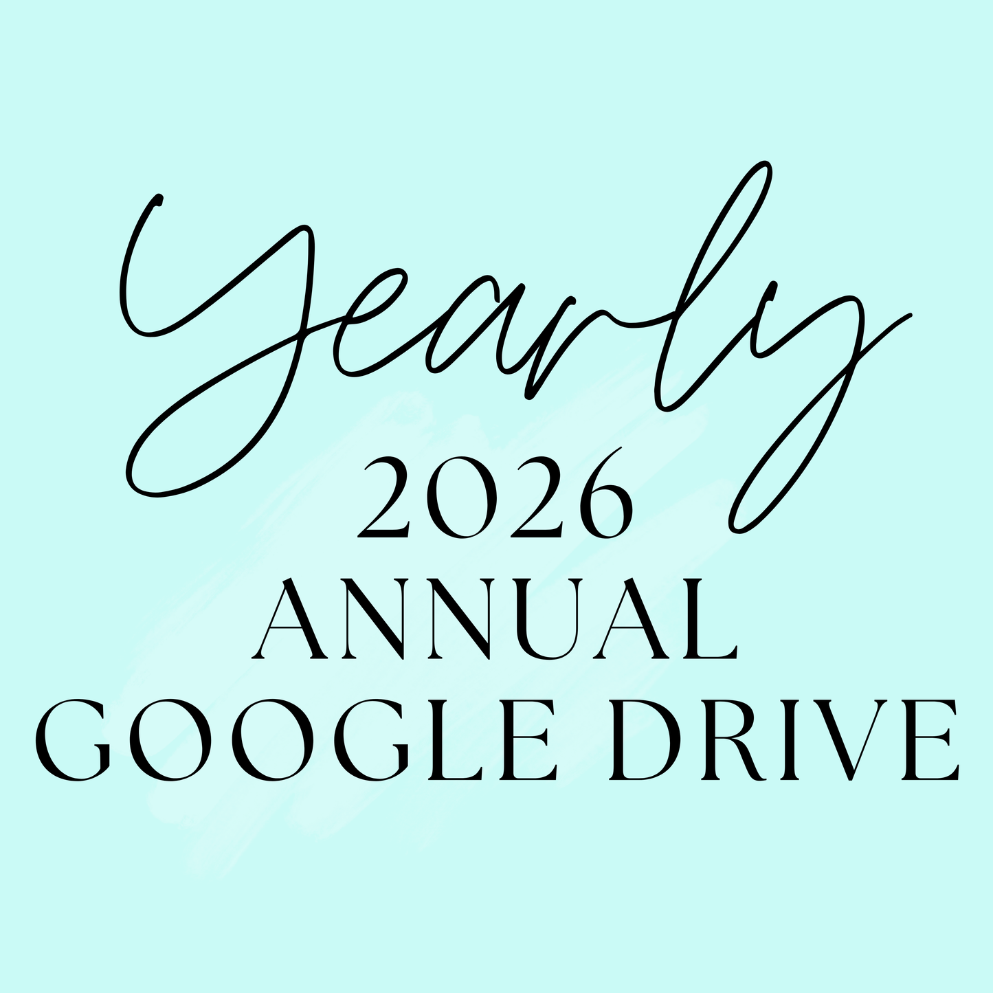 2026 Annual Google Drive