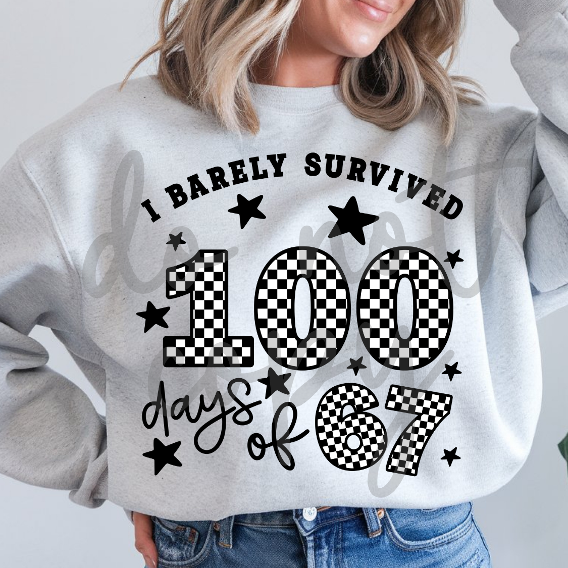 I barely survived 100 days of 67 png