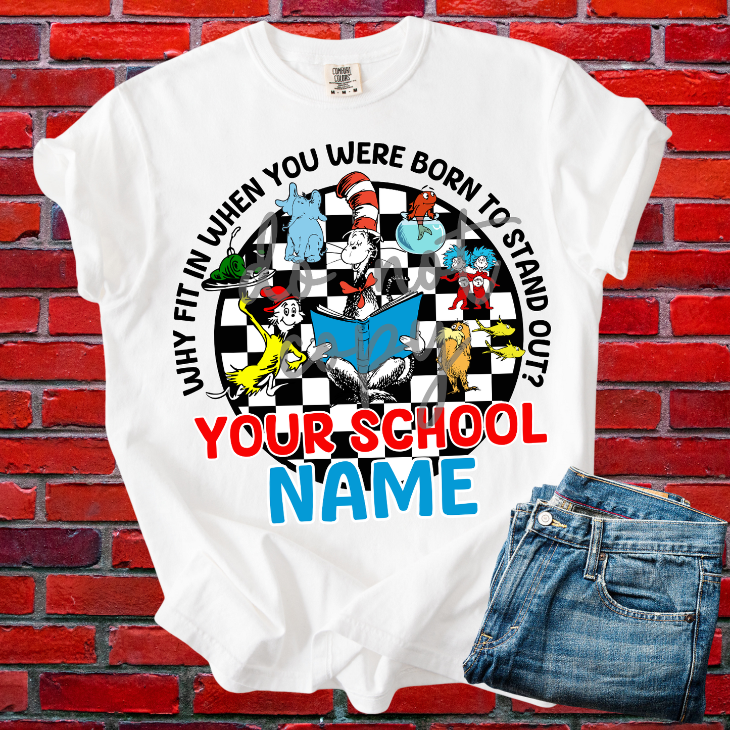 Dr. Seuss Read Across America Editable Canva Template