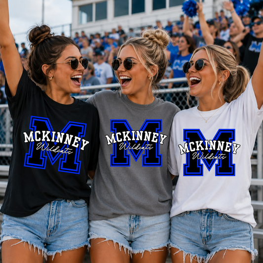 Varsity Initial School Spirit Mascot Editable Template | *blank mockup included