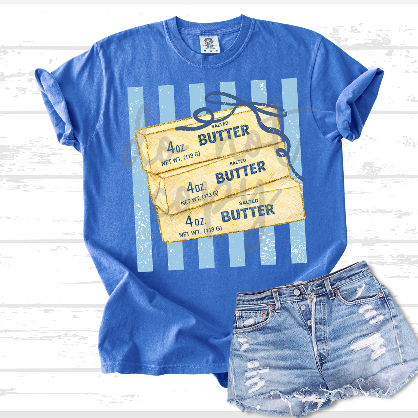 Parker & Jo™ Design Co. | Salted butter stripes bow png