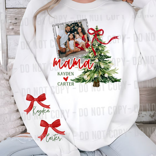 Christmas Photo Frame Editable Canva Template