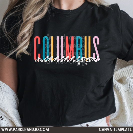 City and State Canva Template