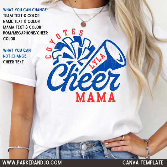 Cheer Custom Canva Template