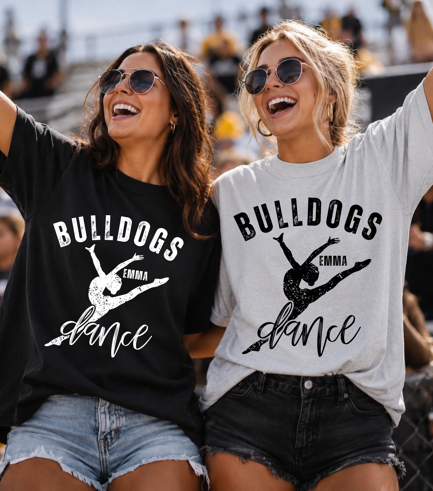 dance distressed editable template | *blank mockup included
