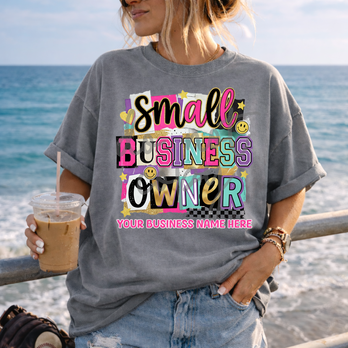 Support Your Local Small Business Editable Templates - 8 Designs - One Template