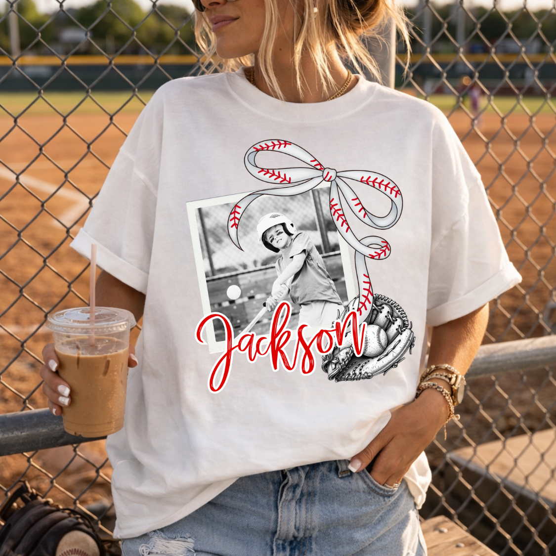 vintage baseball photo editable template