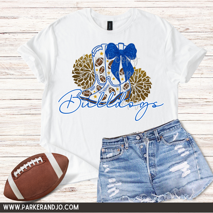 Drill Team Boots and Poms Canva Template