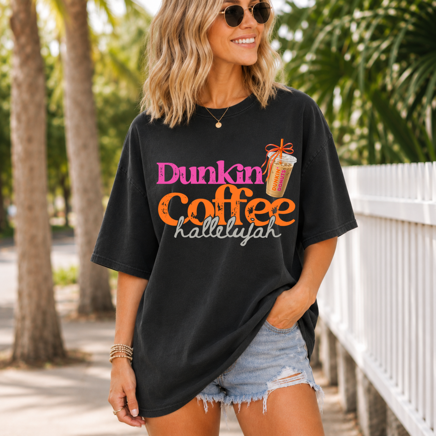 DUNKIN' COFFEE HALLELUJAH PNG