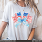 Watercolor Flags with Bow png