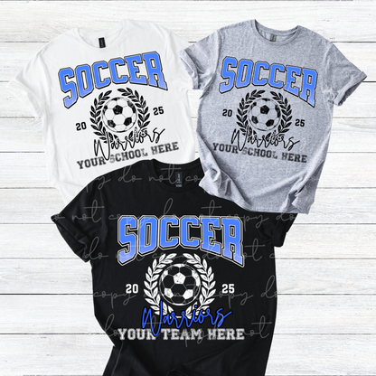 Soccer Wreath Editable Canva Template